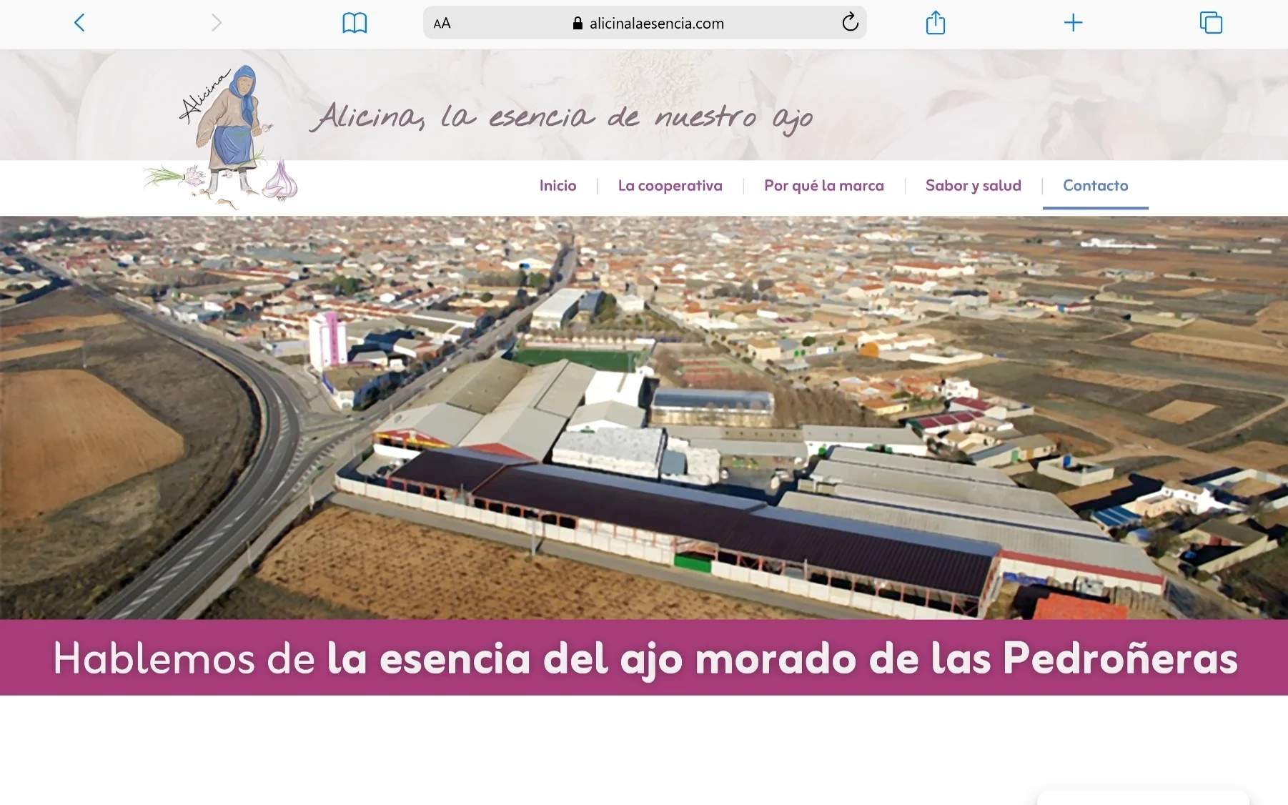 Alicina_contacto