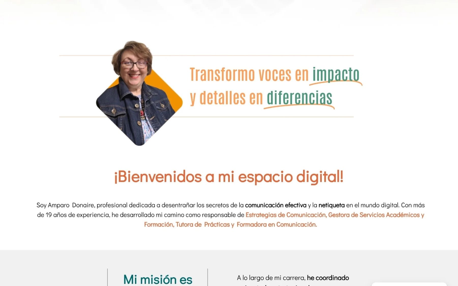 Amparo Donaire_Inicio