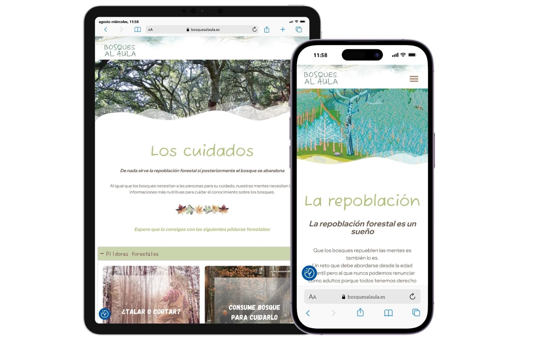 Bosques al Aula_loscuidadosylareploblacion