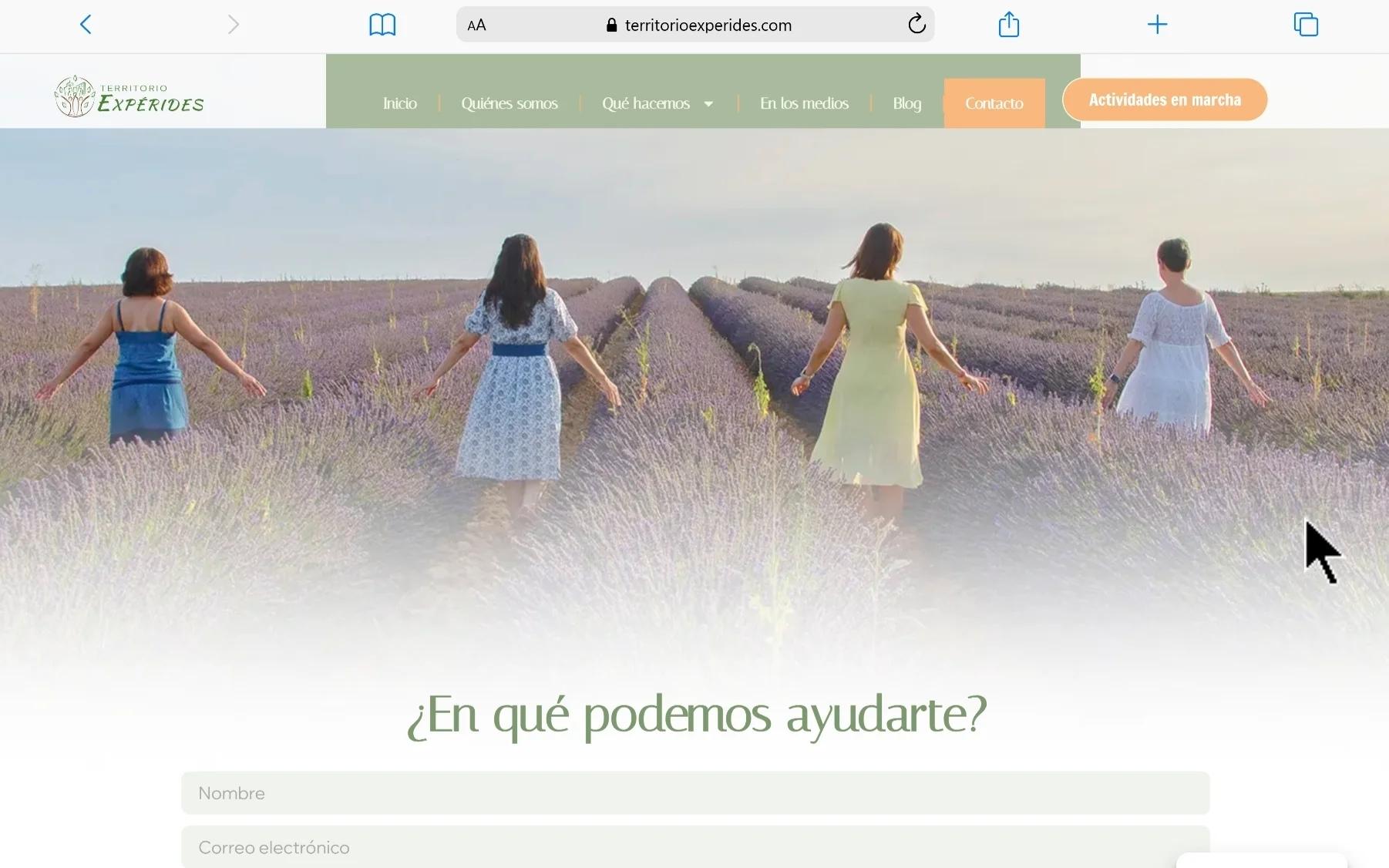 Territorio Expérides_Contacto